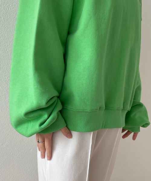 wee9s（ウィークス）の「american muffin sweat / アメリカンマフィンスウェット（スウェット・レディース・グレー/ピンク/グリーン・FREE）」の8枚目の写真