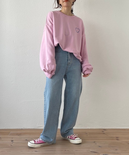 wee9s（ウィークス）の「american muffin sweat / アメリカンマフィンスウェット（スウェット・レディース・グレー/ピンク/グリーン・FREE）」の19枚目の写真