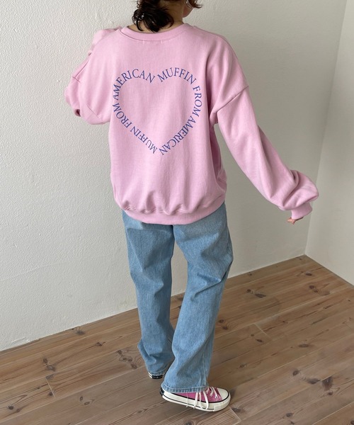 wee9s（ウィークス）の「american muffin sweat / アメリカンマフィンスウェット（スウェット・レディース・グレー/ピンク/グリーン・FREE）」の20枚目の写真