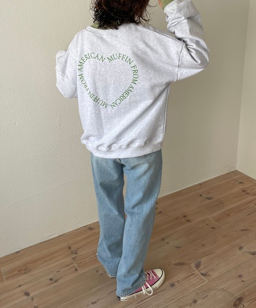 wee9s（ウィークス）の「american muffin sweat / アメリカンマフィンスウェット（スウェット・レディース・グレー/ピンク/グリーン・FREE）」の12枚目の写真