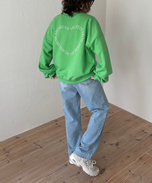 wee9s（ウィークス）の「american muffin sweat / アメリカンマフィンスウェット（スウェット・レディース・グレー/ピンク/グリーン・FREE）」の16枚目の写真