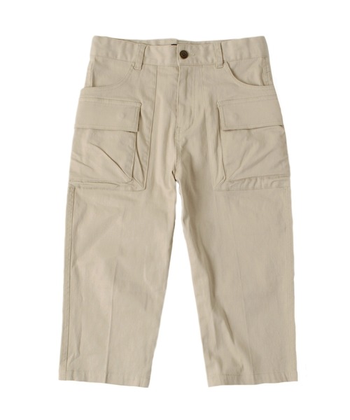 GLAZOS（グラソス）の「[ストレート]ツイルストレッチ・ガーデンポケット７分丈パンツ（その他パンツ・キッズ・ブルー/ライトベージュ・160cm/150cm/140cm/170cm/130cm）」の3枚目の写真