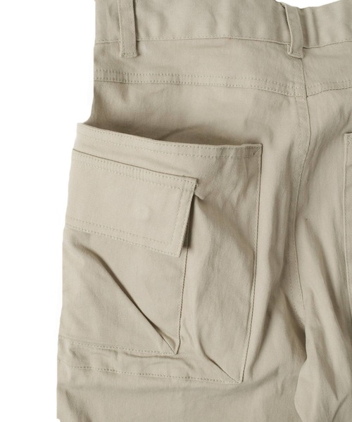 GLAZOS（グラソス）の「[ストレート]ツイルストレッチ・ガーデンポケット７分丈パンツ（その他パンツ・キッズ・ブルー/ライトベージュ・160cm/150cm/140cm/170cm/130cm）」の12枚目の写真