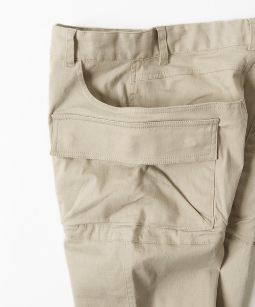 GLAZOS（グラソス）の「[ストレート]ツイルストレッチ・ガーデンポケット７分丈パンツ（その他パンツ・キッズ・ブルー/ライトベージュ・160cm/150cm/140cm/170cm/130cm）」の13枚目の写真