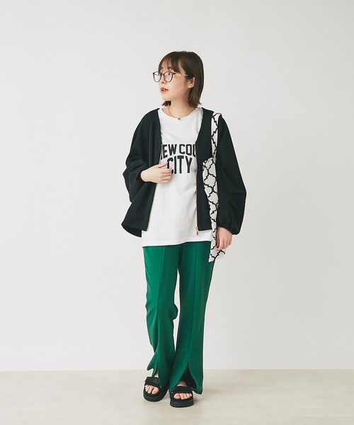 Fatima morocco(ファティマモロッコ)の「fatima morocco タイル柄エコバッグ(エコバッグ/サブバッグ・レディース・ブラック/グレー/ピンク・FREE)」の6枚目の写真