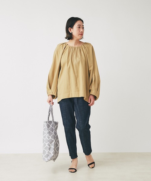 Fatima morocco(ファティマモロッコ)の「fatima morocco タイル柄エコバッグ(エコバッグ/サブバッグ・レディース・ブラック/グレー/ピンク・FREE)」の13枚目の写真