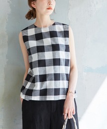 SLOBE IENA | ストレッチリネンノースリーブブラウス【手洗い可能】◆(シャツ/ブラウス)