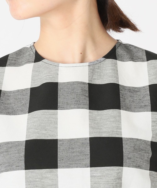 SLOBE IENA（スローブイエナ）の「ストレッチリネンノースリーブブラウス（シャツ/ブラウス・レディース・ブラック/ブラック系その他・FREE）」の18枚目の写真