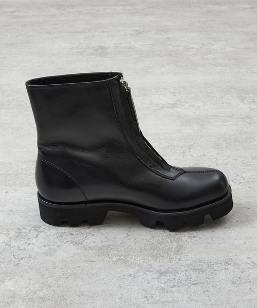 PADRONE（パドローネ）の「PADRONE パドローネ / CENTER ZIP BOOTS with Chunky Sole センタージップブーツ （チャンキーソール） トラックソール / PU8054-1141（ブーツ・メンズ・ブラック・42/40/41）」の12枚目の写真