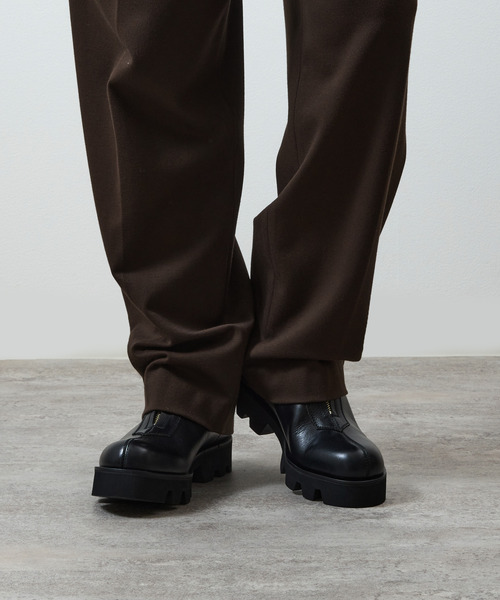 PADRONE パドローネ / CENTER ZIP BOOTS with Chunky Sole センター