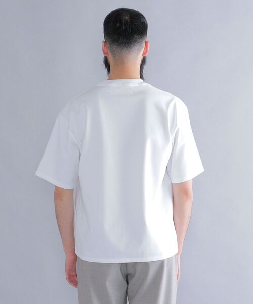 SHIPS（シップス）の「【SHIPS別注】THYARD: リラックス スクエア クルーネック Tシャツ（Tシャツ/カットソー・メンズ・オフホワイト/ブラック/ダークブルー・SMALL/MEDIUM/LARGE/X-LARGE）」の14枚目の写真