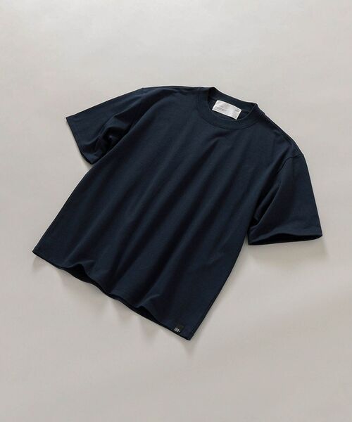 SHIPS（シップス）の「【SHIPS別注】THYARD: リラックス スクエア クルーネック Tシャツ（Tシャツ/カットソー・メンズ・オフホワイト/ブラック/ダークブルー・SMALL/MEDIUM/LARGE/X-LARGE）」の6枚目の写真