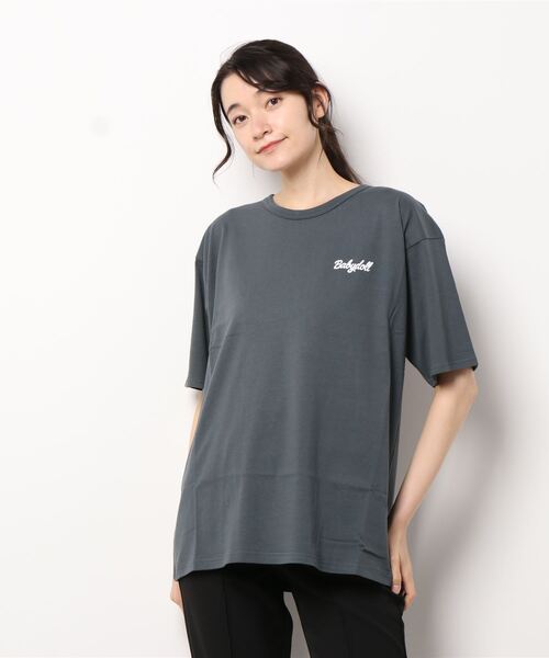 BABYDOLL(ベビードール)の「親子お揃い バックプリントTシャツ 6580A(Tシャツ/カットソー・レディース・チャコールグレー/オフホワイト・L/XL/S/M)」の1枚目の写真