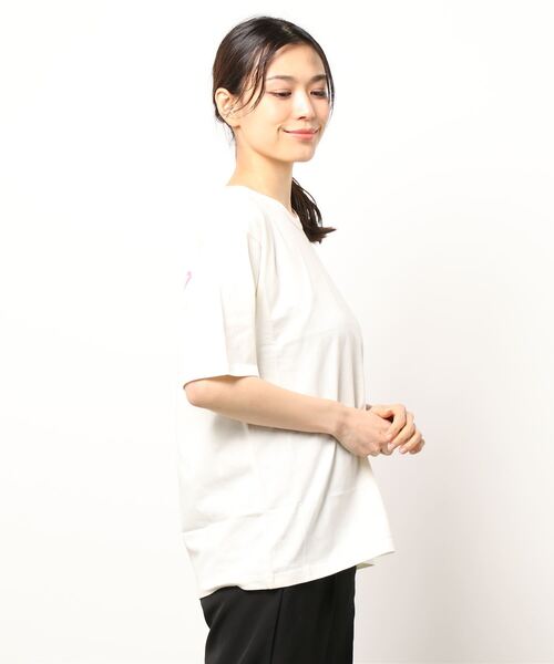 BABYDOLL(ベビードール)の「親子お揃い バックプリントTシャツ 6580A(Tシャツ/カットソー・レディース・チャコールグレー/オフホワイト・L/XL/S/M)」の3枚目の写真