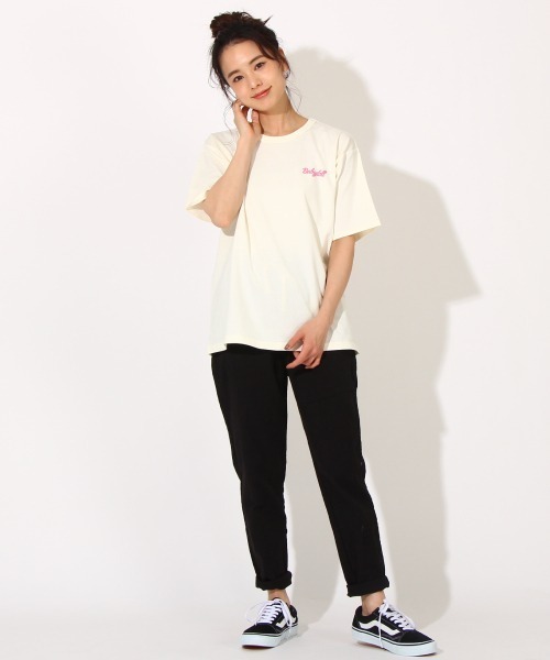 BABYDOLL(ベビードール)の「親子お揃い バックプリントTシャツ 6580A(Tシャツ/カットソー・レディース・チャコールグレー/オフホワイト・L/XL/S/M)」の9枚目の写真