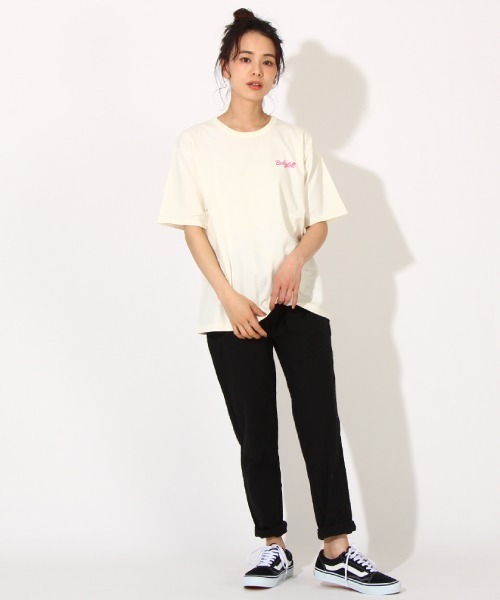 BABYDOLL(ベビードール)の「親子お揃い バックプリントTシャツ 6580A(Tシャツ/カットソー・レディース・チャコールグレー/オフホワイト・L/XL/S/M)」の7枚目の写真