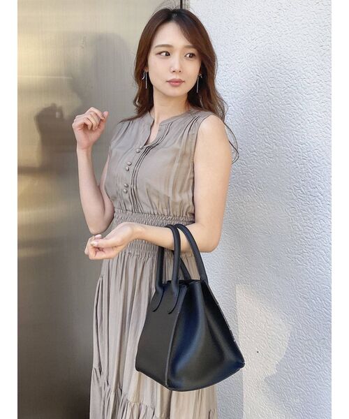 dazzlin（ダズリン）の「シアーティアードボリュームワンピース（ワンピース・レディース・オフホワイト/オレンジ/グリーン/モカ・FREE）」の19枚目の写真