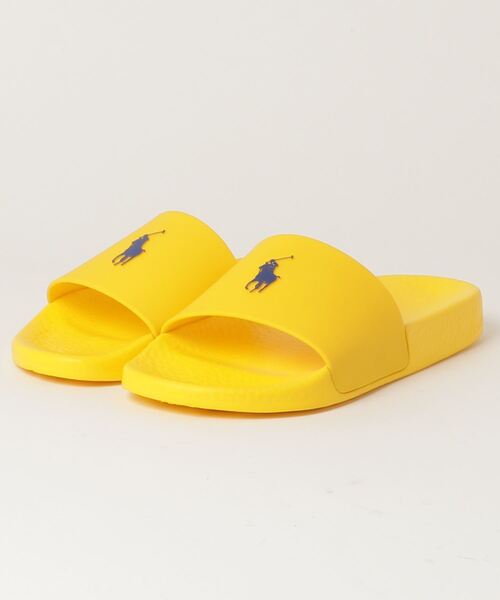 POLO RALPH LAUREN（ポロ ラルフ ローレン）の「ポロラルフローレン ウィメンズ/POLO SLIDE PP（サンダル・レディース・イエロー/カモフラージュ・50/40/70/60）」の7枚目の写真