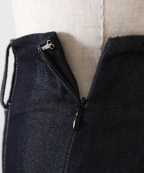 Cheek(チーク)の「デニム切り替えフレアスカート(デニムスカート・レディース・ブルー/ネイビー・SMALL/MEDIUM)」の16枚目の写真