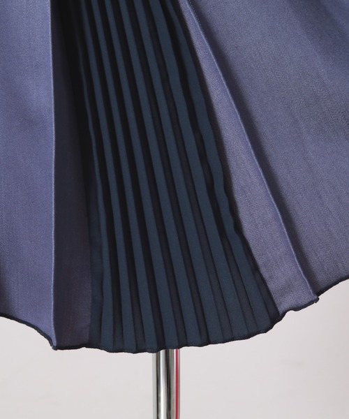 Cheek(チーク)の「デニム切り替えフレアスカート(デニムスカート・レディース・ブルー/ネイビー・SMALL/MEDIUM)」の19枚目の写真