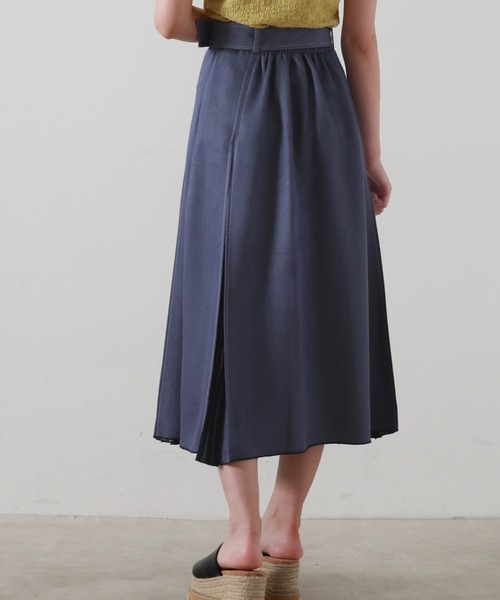 Cheek(チーク)の「デニム切り替えフレアスカート(デニムスカート・レディース・ブルー/ネイビー・SMALL/MEDIUM)」の14枚目の写真