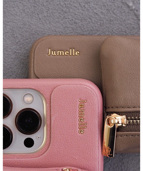 JUMELLE(ジュメロ)の「ブラストゴールドスマホケース(スマホケース/カバー・レディース・ブラウン/ピンク・C/E/D)」の7枚目の写真