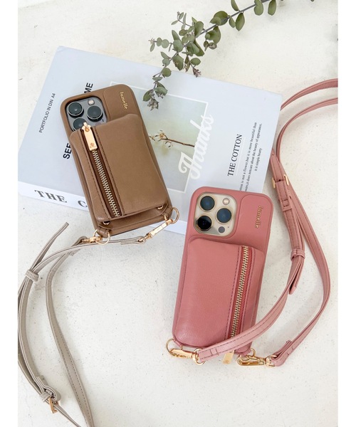 JUMELLE(ジュメロ)の「ブラストゴールドスマホケース(スマホケース/カバー・レディース・ブラウン/ピンク・C/E/D)」の13枚目の写真