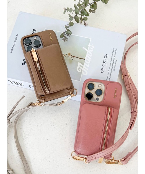 JUMELLE(ジュメロ)の「ブラストゴールドスマホケース(スマホケース/カバー・レディース・ブラウン/ピンク・C/E/D)」の11枚目の写真