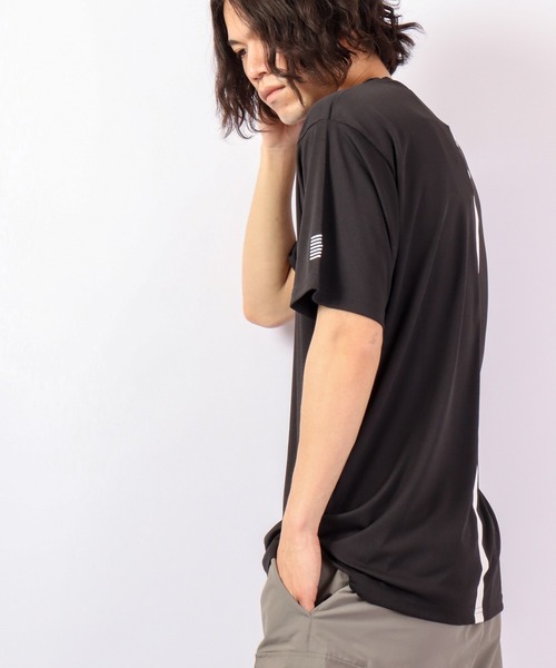FLASH PACKER(フラッシュパッカー)の「FLASH PACKER ナノ撥水 水陸両用 Tシャツ(Tシャツ/カットソー・メンズ・ピンク/グリーン/ホワイト/ブラック・M/XL/L/S)」の11枚目の写真