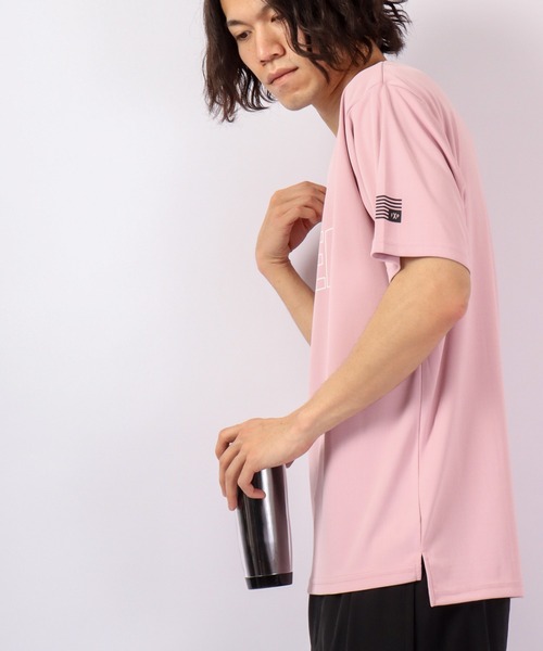 FLASH PACKER(フラッシュパッカー)の「FLASH PACKER ナノ撥水 水陸両用 Tシャツ(Tシャツ/カットソー・メンズ・ピンク/グリーン/ホワイト/ブラック・M/XL/L/S)」の16枚目の写真