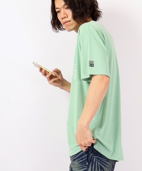 FLASH PACKER(フラッシュパッカー)の「FLASH PACKER ナノ撥水 水陸両用 Tシャツ(Tシャツ/カットソー・メンズ・ピンク/グリーン/ホワイト/ブラック・M/XL/L/S)」の21枚目の写真