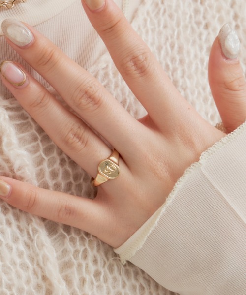 VANNIE U(ヴァニーユー)の「oval ring(リング・レディース・シルバー/ゴールド・#9)」の9枚目の写真