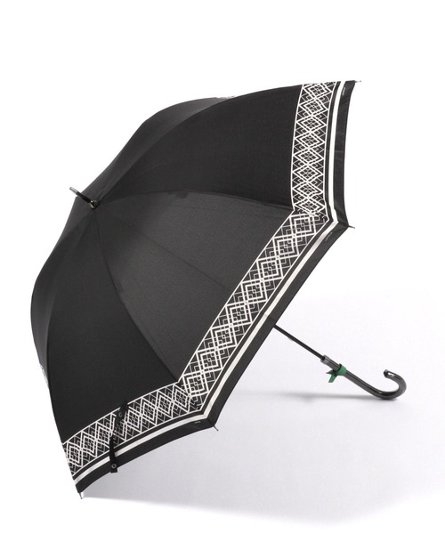 LEPSIM（レプシィム）の「幾何柄長傘　267585（長傘・レディース・ブラウン/ブラック・ONE SIZE）」の9枚目の写真