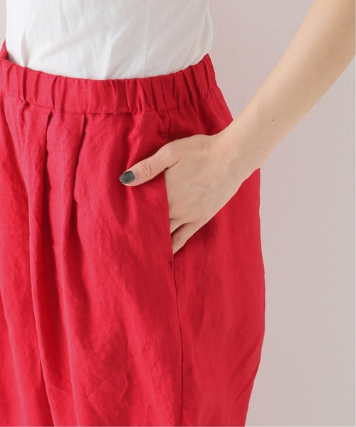 JOURNAL STANDARD LUXE(ジャーナルスタンダード ラックス)の「40リネンワッシャー イージーパンツ(その他パンツ・レディース・ブラック/レッド・FREE)」の8枚目の写真
