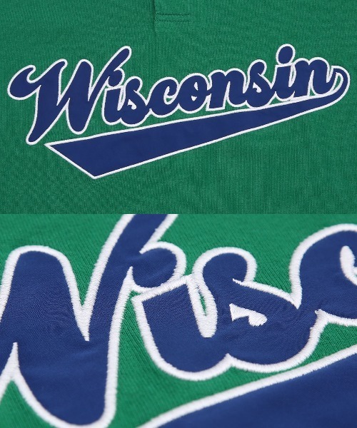 improves(インプローブス)の「USコットン スタジアムロゴ アップリケ 刺しゅう 半袖 ポロシャツ(ポロシャツ・メンズ・グリーン/スミクロ/ブルー・LARGE/MEDIUM)」の16枚目の写真