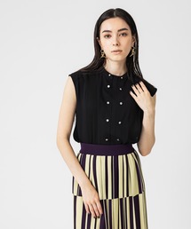 UNITED TOKYO | ダブルボタンコンビブラウス(シャツ/ブラウス)