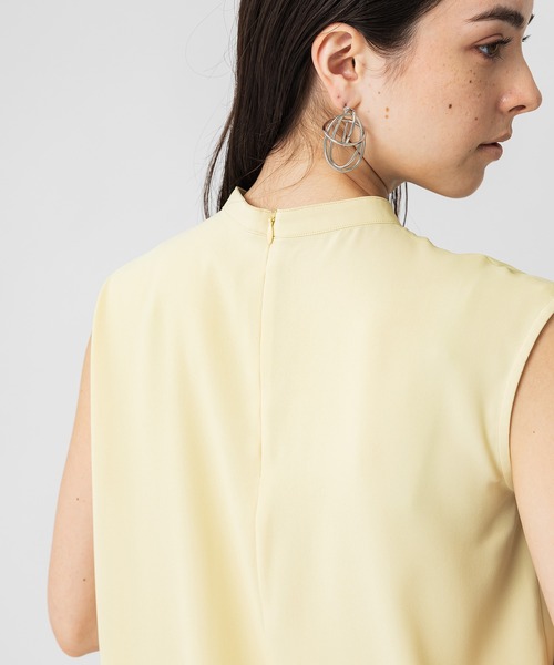 UNITED TOKYO（ユナイテッドトウキョウ）の「ダブルボタンコンビブラウス（シャツ/ブラウス・レディース・イエロー/ブラック/ホワイト・FREE）」の19枚目の写真
