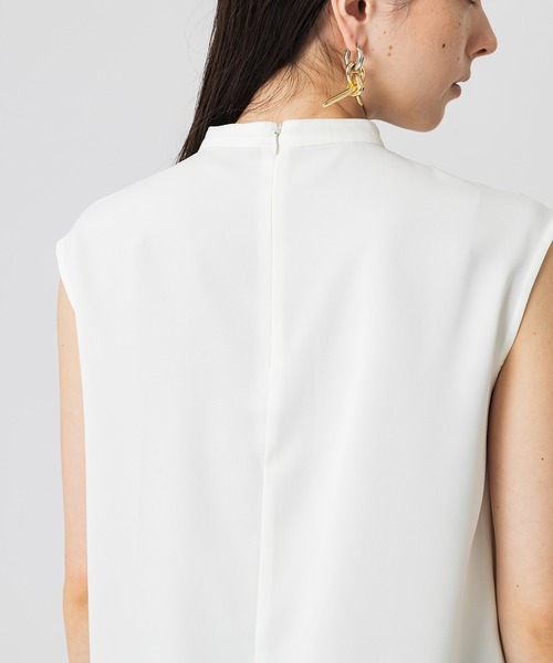 UNITED TOKYO（ユナイテッドトウキョウ）の「ダブルボタンコンビブラウス（シャツ/ブラウス・レディース・イエロー/ブラック/ホワイト・FREE）」の9枚目の写真