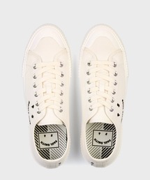 PS Paul Smith ロゴ刺繍 カンバス スニーカー PS Paul Smith(ピーエスポールスミス)の「PS Paul Smith Happy