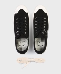 PS Paul Smith ロゴ刺繍 カンバス スニーカー PS Paul Smith（ピーエスポールスミス）の「PS Paul Smith Happy