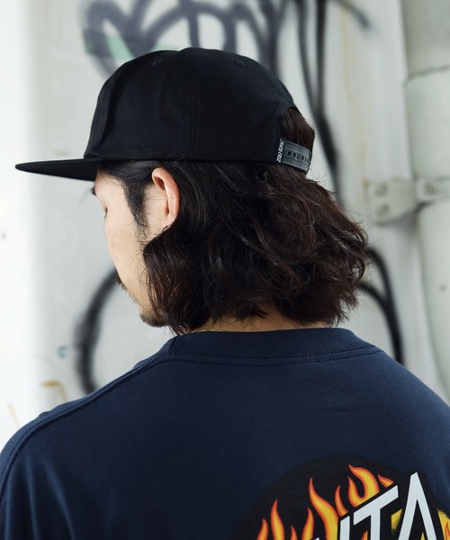 SANTA CRUZ（サンタクルーズ）の「SANTA CRUZ / サンタクルーズ Shark Vomit Snapback Mid Profile Hat スナップバック キャップ（キャップ・メンズ・ブラック・FREE）」の5枚目の写真