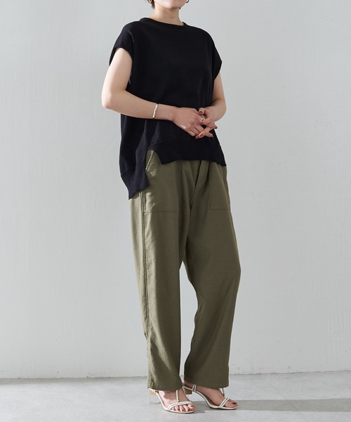 BEARDSLEY（ビアズリー）の「ゆったりホールプルオーバー（ニット/セーター・レディース・ブラック/ホワイト・FREE）」の3枚目の写真