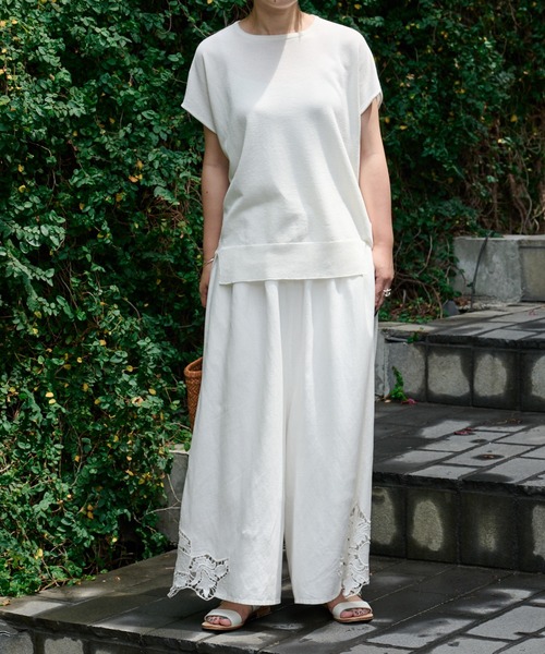 BEARDSLEY（ビアズリー）の「ゆったりホールプルオーバー（ニット/セーター・レディース・ブラック/ホワイト・FREE）」の14枚目の写真