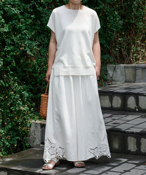 BEARDSLEY（ビアズリー）の「ゆったりホールプルオーバー（ニット/セーター・レディース・ブラック/ホワイト・FREE）」の16枚目の写真