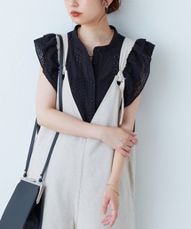 natural couture | WEB限定カラーあり/コットンレースラッフルスリーブブラウス(シャツ/ブラウス)