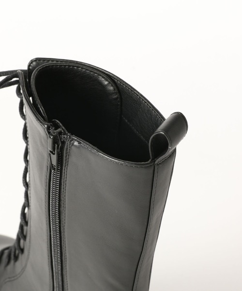 Heather（ヘザー）の「レースアップミドルブーツ　356599（ブーツ・レディース・ブラック/ブラウン・L/M）」の7枚目の写真