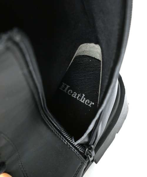 Heather（ヘザー）の「レースアップミドルブーツ　356599（ブーツ・レディース・ブラック/ブラウン・L/M）」の12枚目の写真