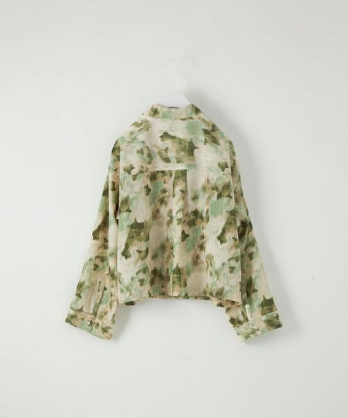 CITEN（シテン）の「＜CITEN＞アブストラクトプリント シャツ（シャツ/ブラウス・レディース・グレー/ケリー・FREE）」の18枚目の写真