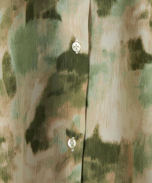 CITEN（シテン）の「＜CITEN＞アブストラクトプリント シャツ（シャツ/ブラウス・レディース・グレー/ケリー・FREE）」の22枚目の写真