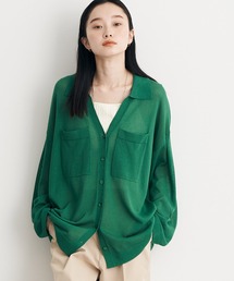 earth music&ecology | ポケットディテールシアーニットシャツ(シャツ/ブラウス)